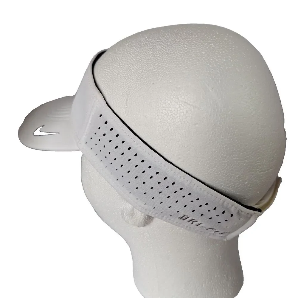 Nike Dri-Fit Washington Huskies Adjustable White Purple Visor Hat Football